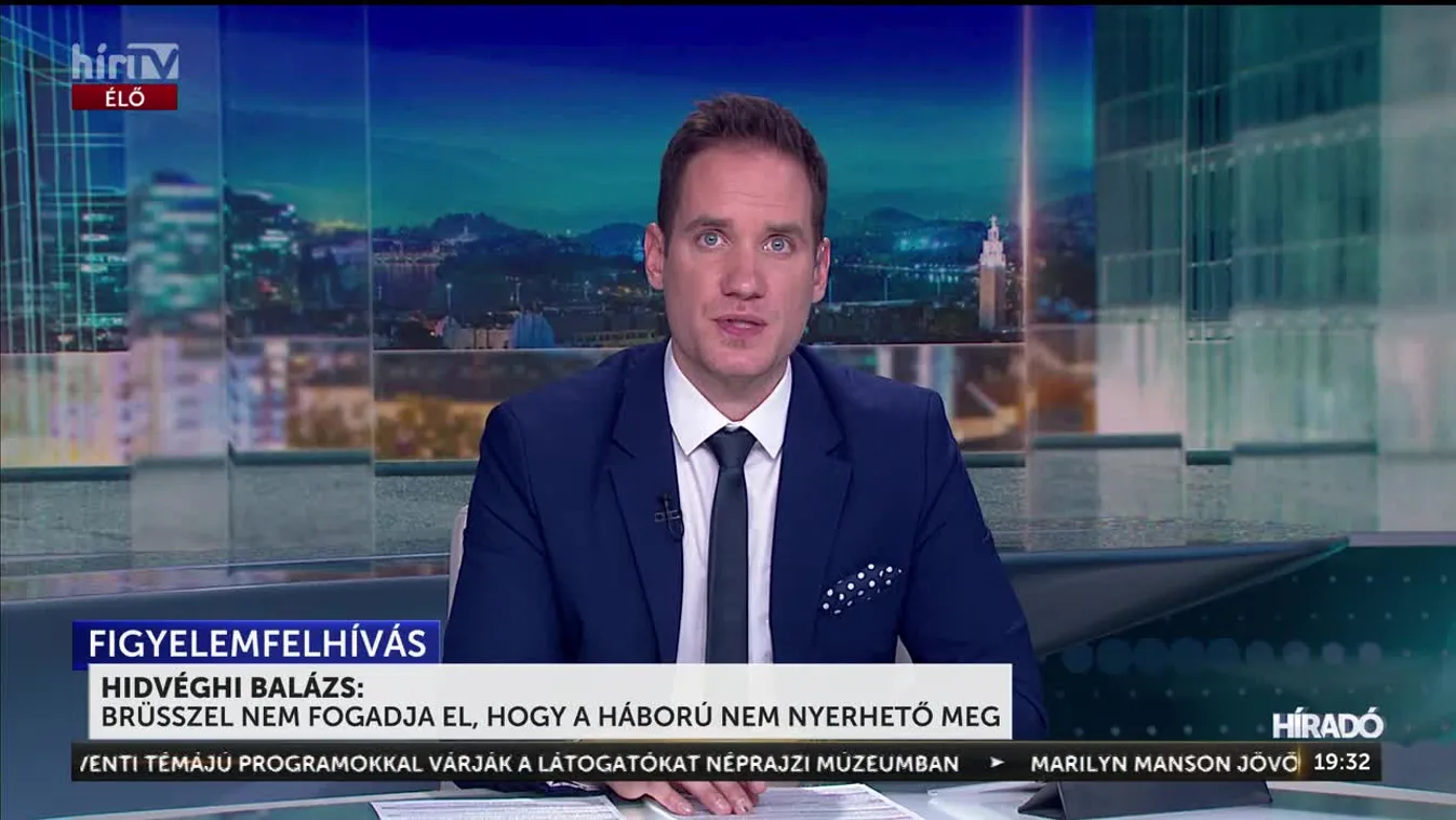 Hidvéghi Balázs: A brüsszeli elit képtelen elfogadni azt, hogy a háború nem nyerhető meg