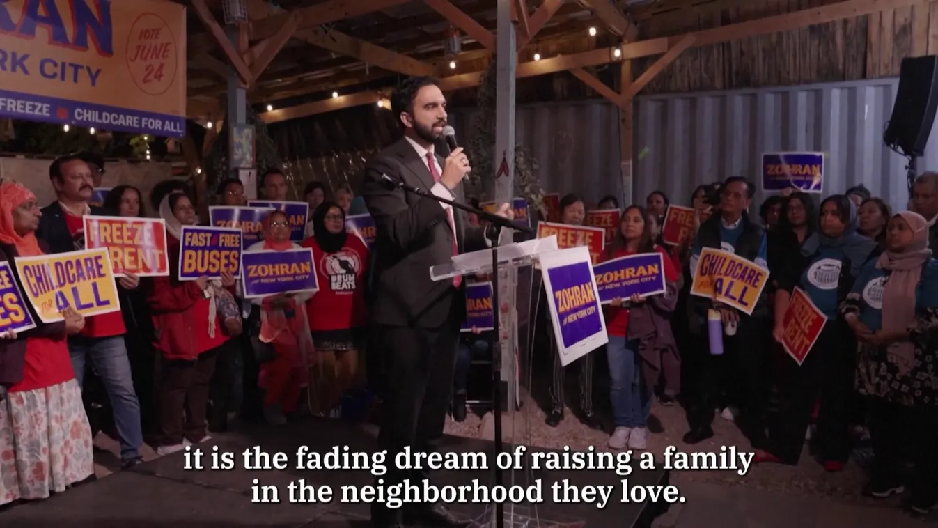 Zohran Mamdani azt mondta a győzelmi beszédében, hogy New York a bevándorlók városa marad + videó
