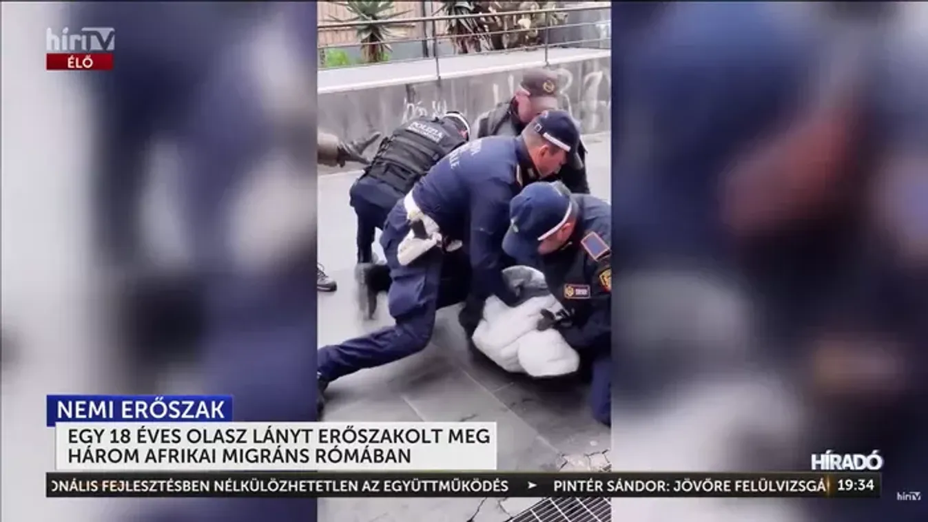 Brutális migránserőszak Rómában: a baloldal még mindig ködösít