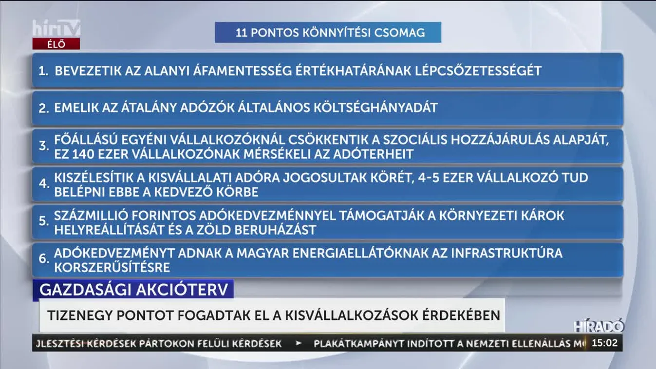 Csökkennek a vállalkozások terhei, visszavágják a bürokráciát + videó