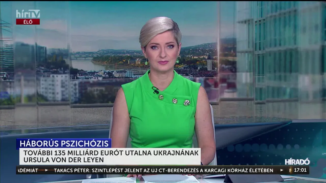 TOVÁBBI 135 MILLIÁRD EURÓT UTALNA UKRAJNÁNAK URSULA VON DER LEYEN