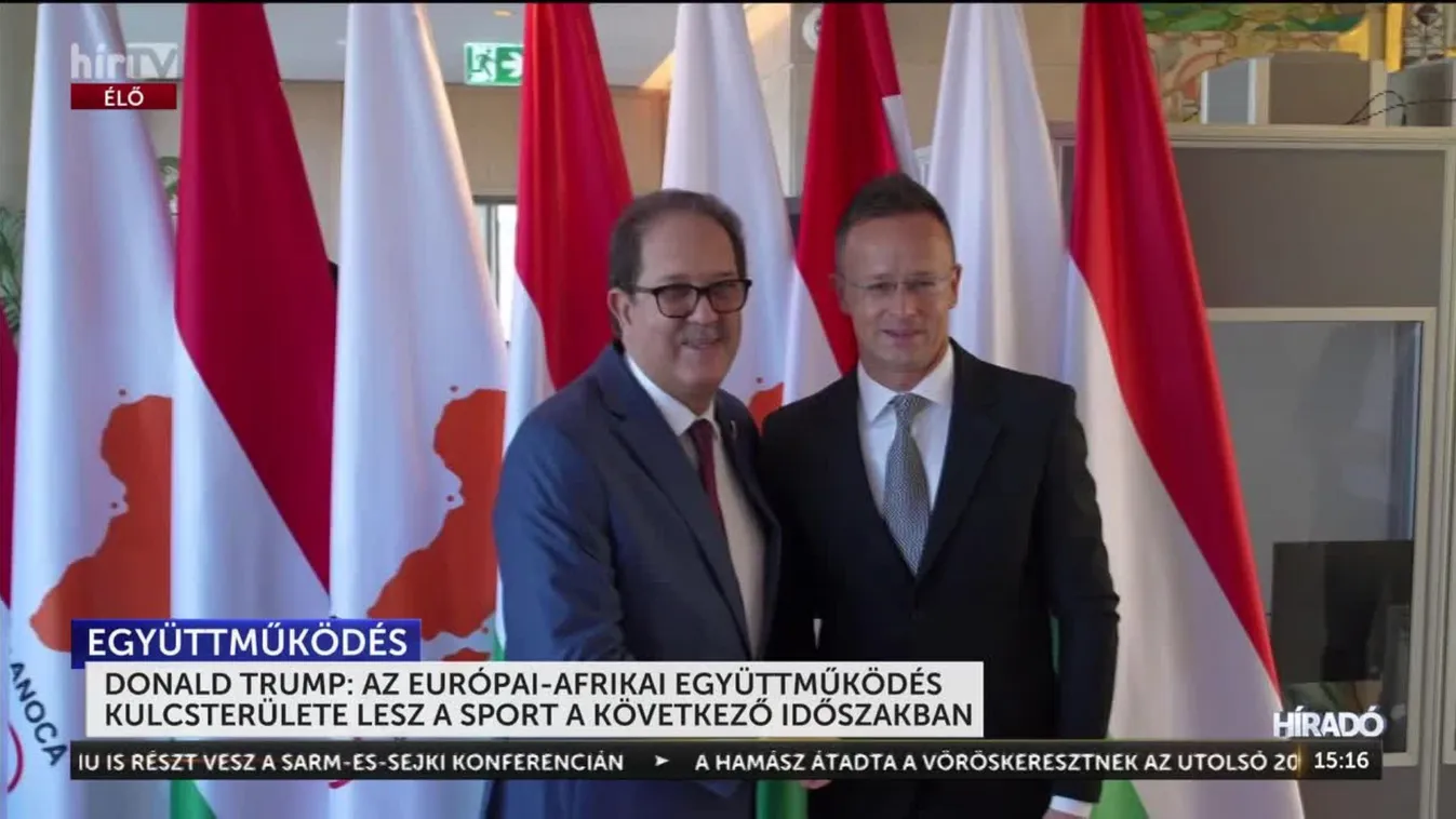 Szijjártó Péter: Az európai-afrikai együttműködés kulcsterülete lesz a sport a következő időszakban + videó