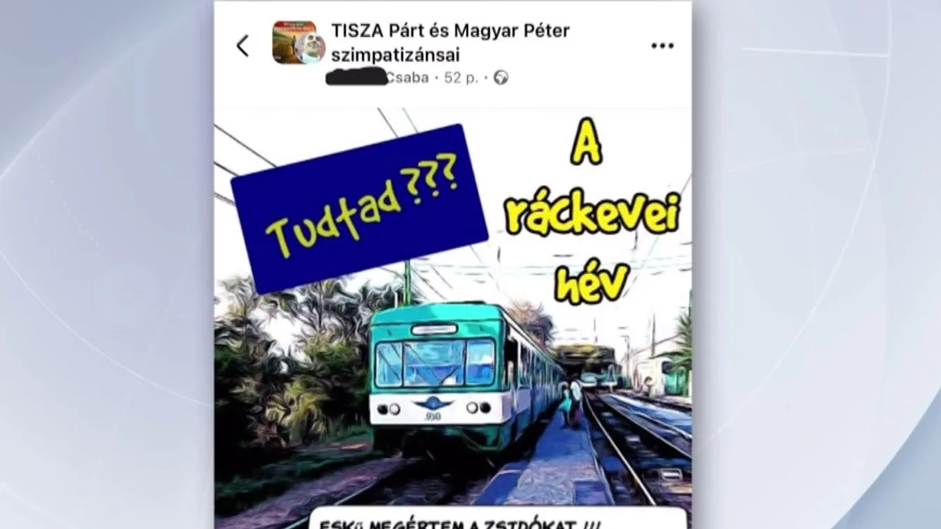 A holokauszt borzalmaihoz hasonlította a meleg HÉV-eken utazók kellemetlenségeit egy tiszás csoport tagja  + videó