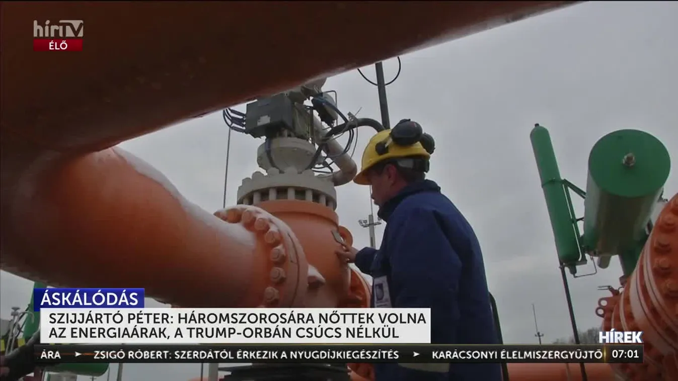 Szijjártó Péter: Háromszorosára nőttek volna az energiaárak, a Trump-Orbán csúcs nélkül