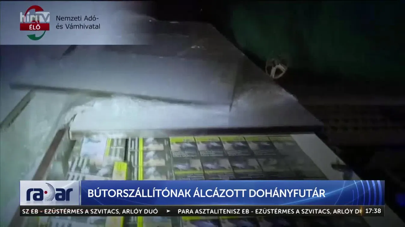 Radar - Bútorszállítónak álcázott dohányfutár