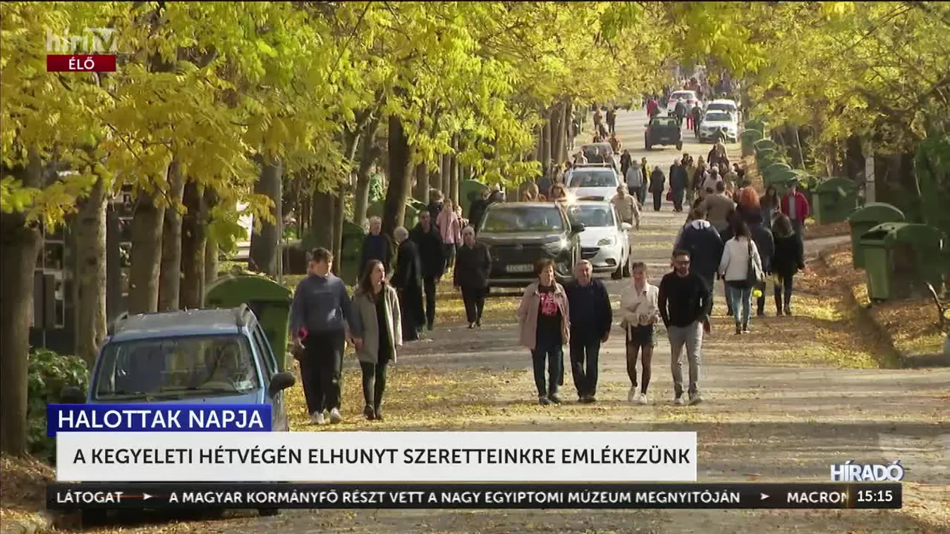 A kegyeleti hétvégén elhunyt szeretteinkre emlékezünk