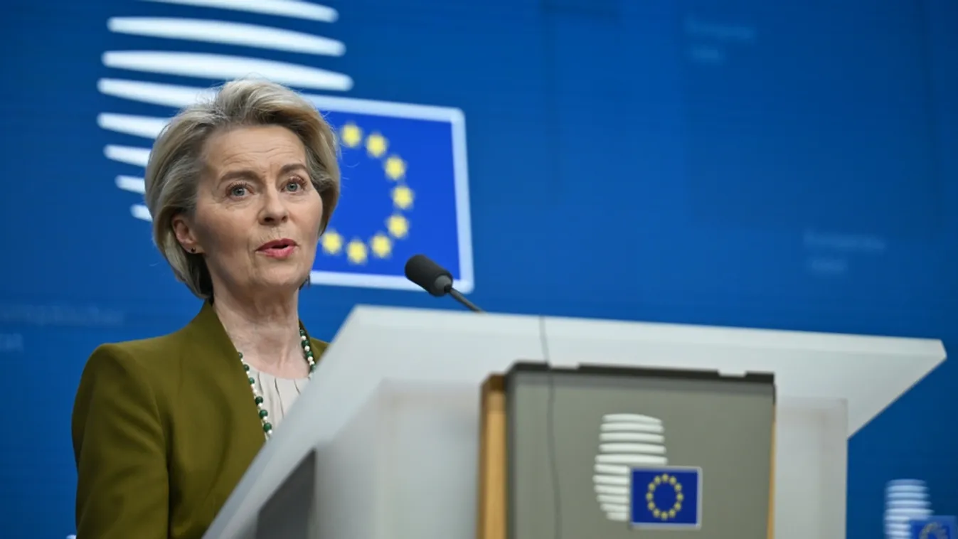 Ukrajna további finanszírozását sürgette Ursula von der Leyen