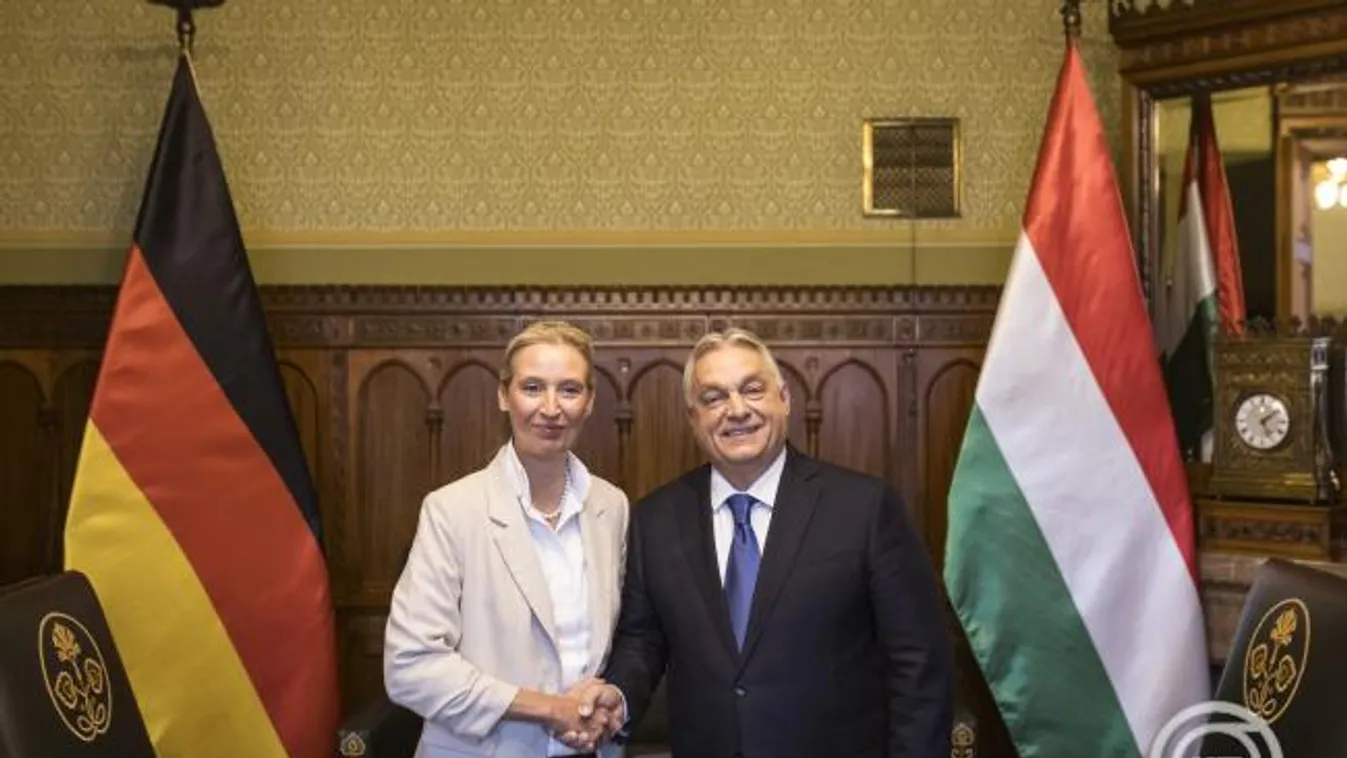 Budapest a béke egyetlen helyszíne" – Orbán Viktor az AfD társelnökével, Alice Weidellel tárgyalt
