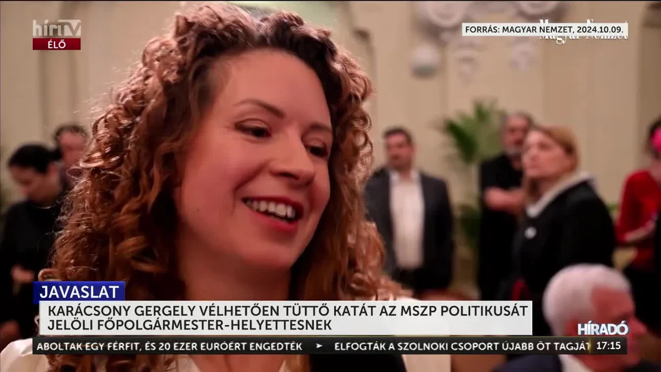 KARÁCSONY GERGELY VÉLHETŐEN TÜTTŐ KATÁT AZ MSZP POLITIKUSÁT JELÖLI FŐPOLGÁRMESTER-HELYETTESNEK