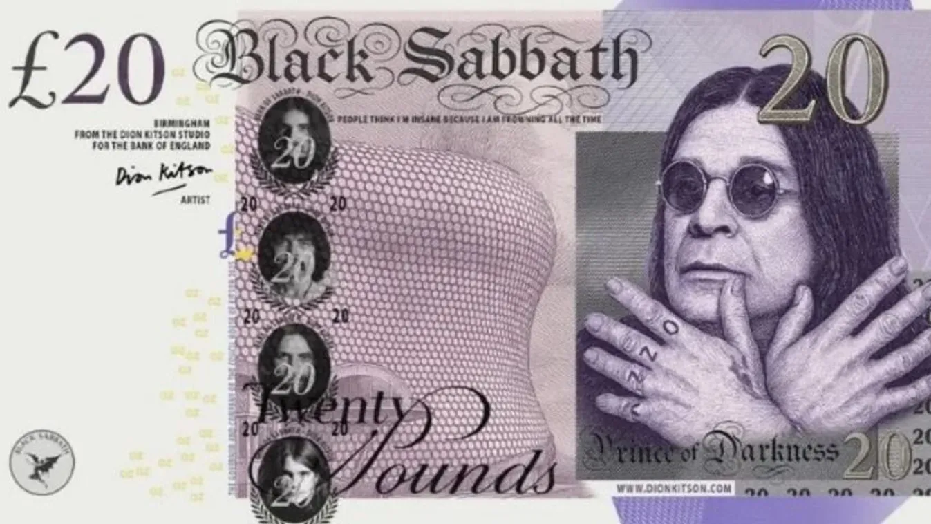 Nem fémpénzre került a nemrég elhunyt heavy metal énekes arcképe