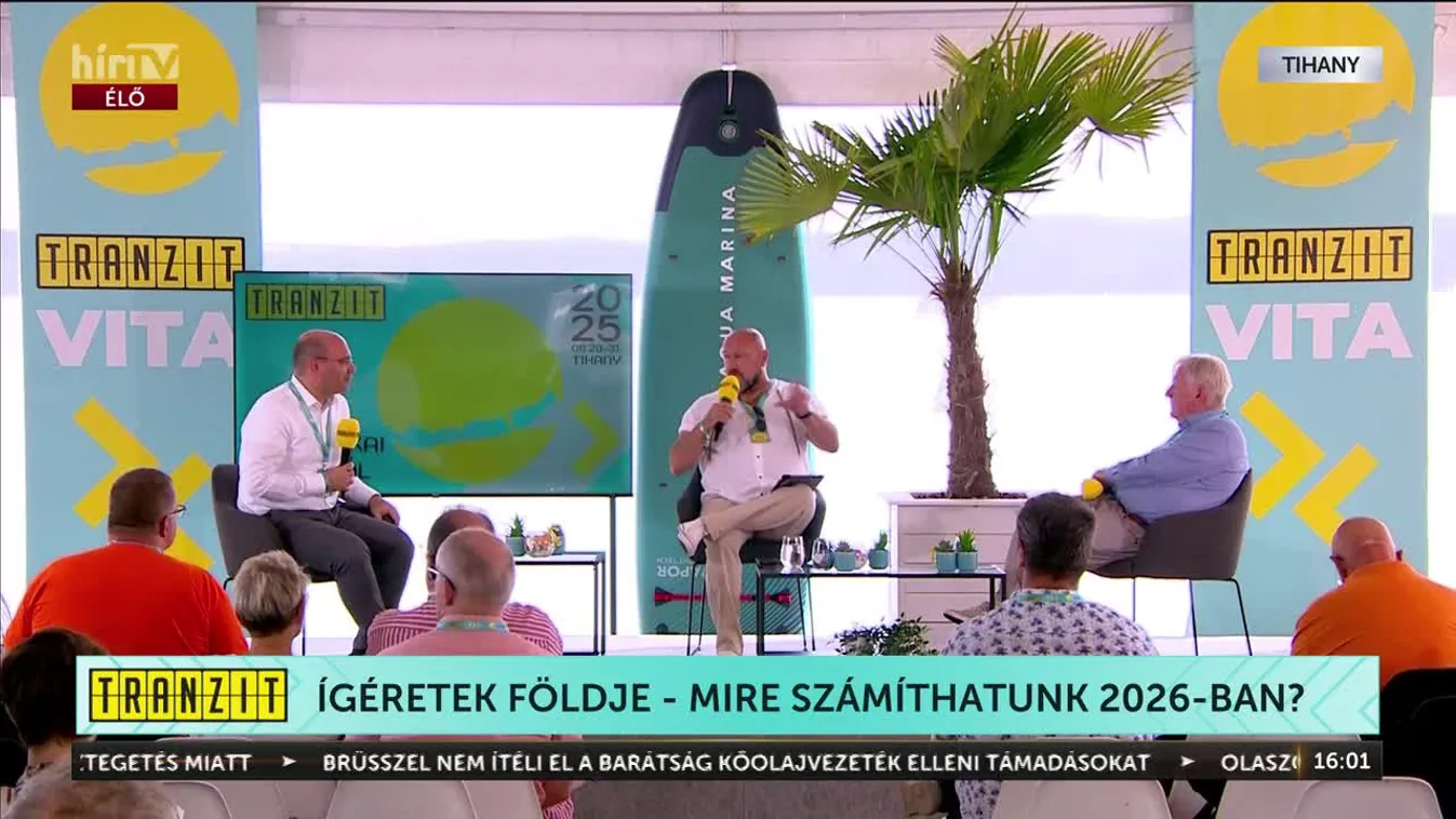 TRANZIT 2025 - Mráz Ágoston Sámuel vs. Závecz Tibor: Forró vita a 2026-os választásokról Tihanyban + videó