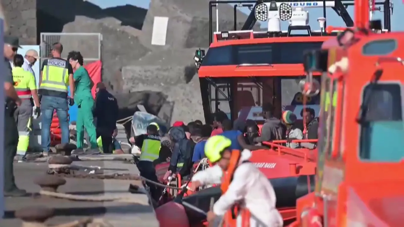 Újabb migránsáradat sújtja a Kanári-szigeteket + videó