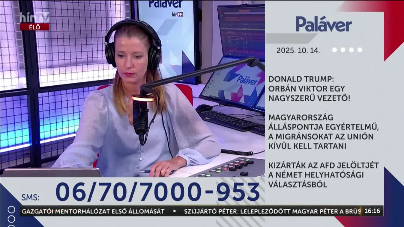 Üzenet Brüsszelnek: Trump szerint Orbán Viktor a példakép, nem a háborús uszítók