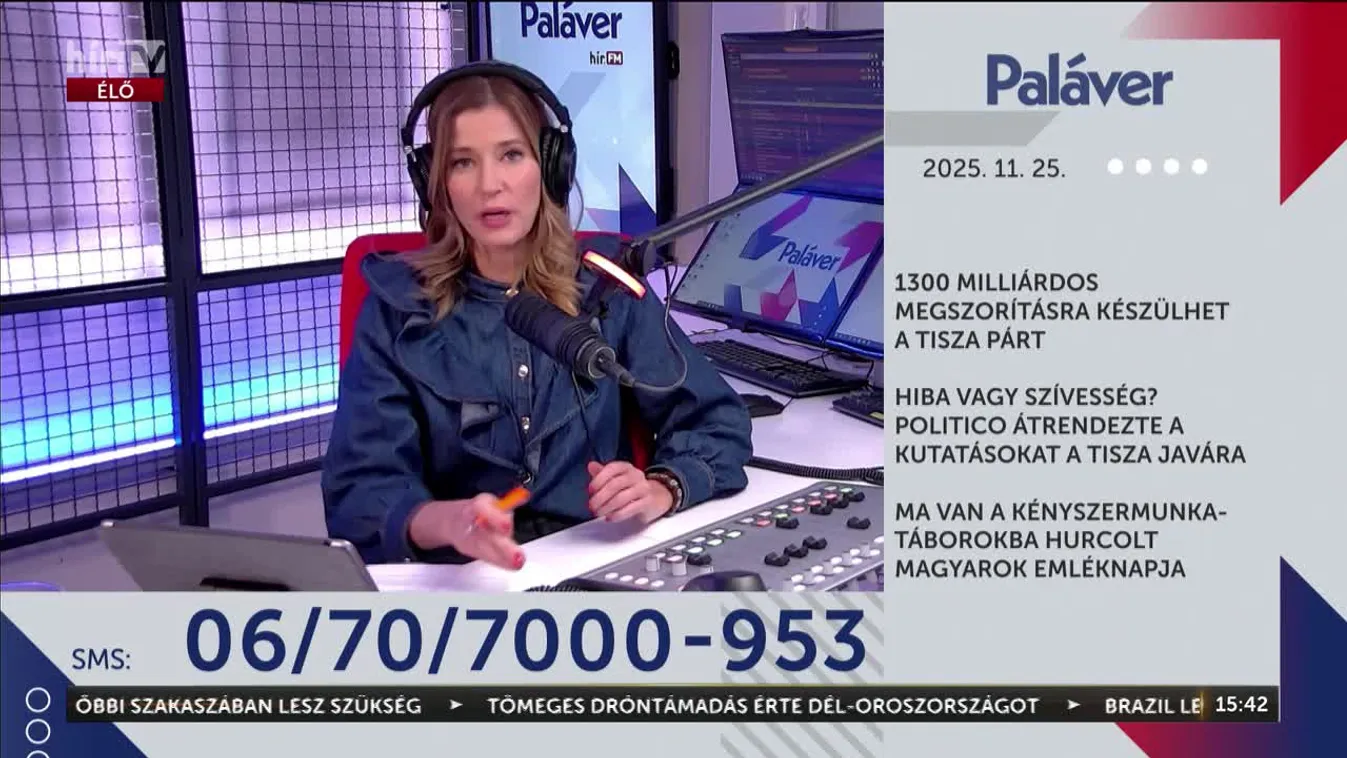 Paláver - 1300 milliárdos megszorításra készülhet a Tisza Párt