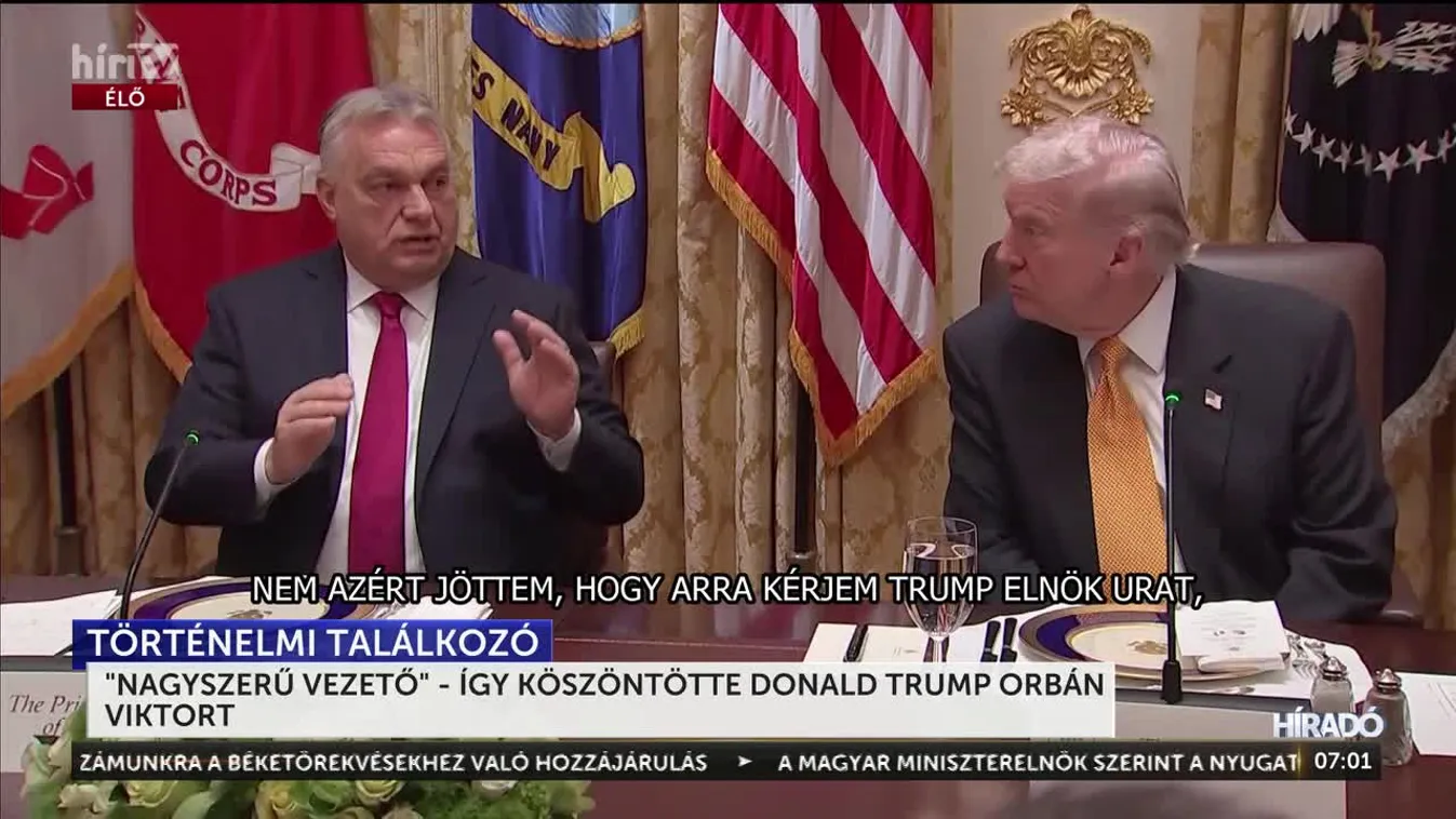 	Orbán–Trump csúcs: teljes szankciómentesség Magyarországnak