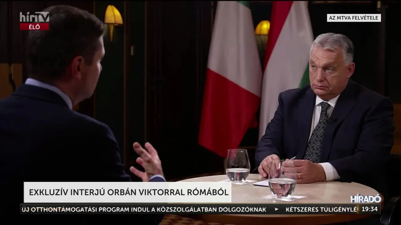Exkluzív interjú Orbán Viktorral Rómából + videó