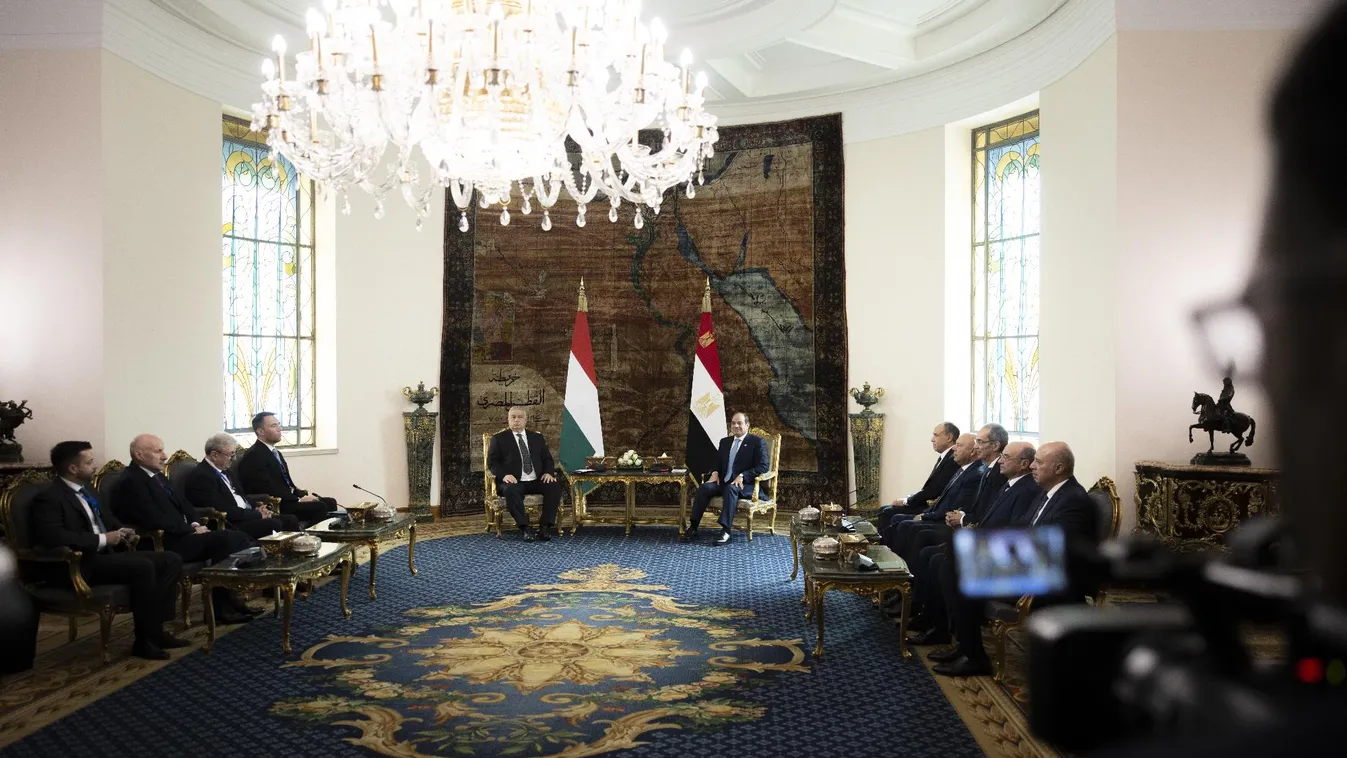 Orbán Viktor: Új szintre emeljük Magyarország és Egyiptom együttműködését