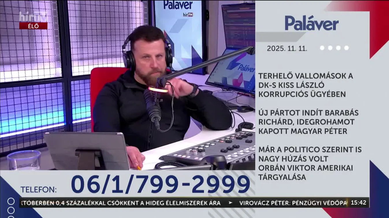 Paláver – Terhelő vallomások a DK-s Kiss László korrupciós ügyében