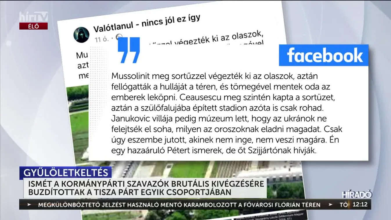 Ismét a kormánypárti szavazók brutális kivégzésére buzdítanak a Tisza Párt egyik csoportjában + videó