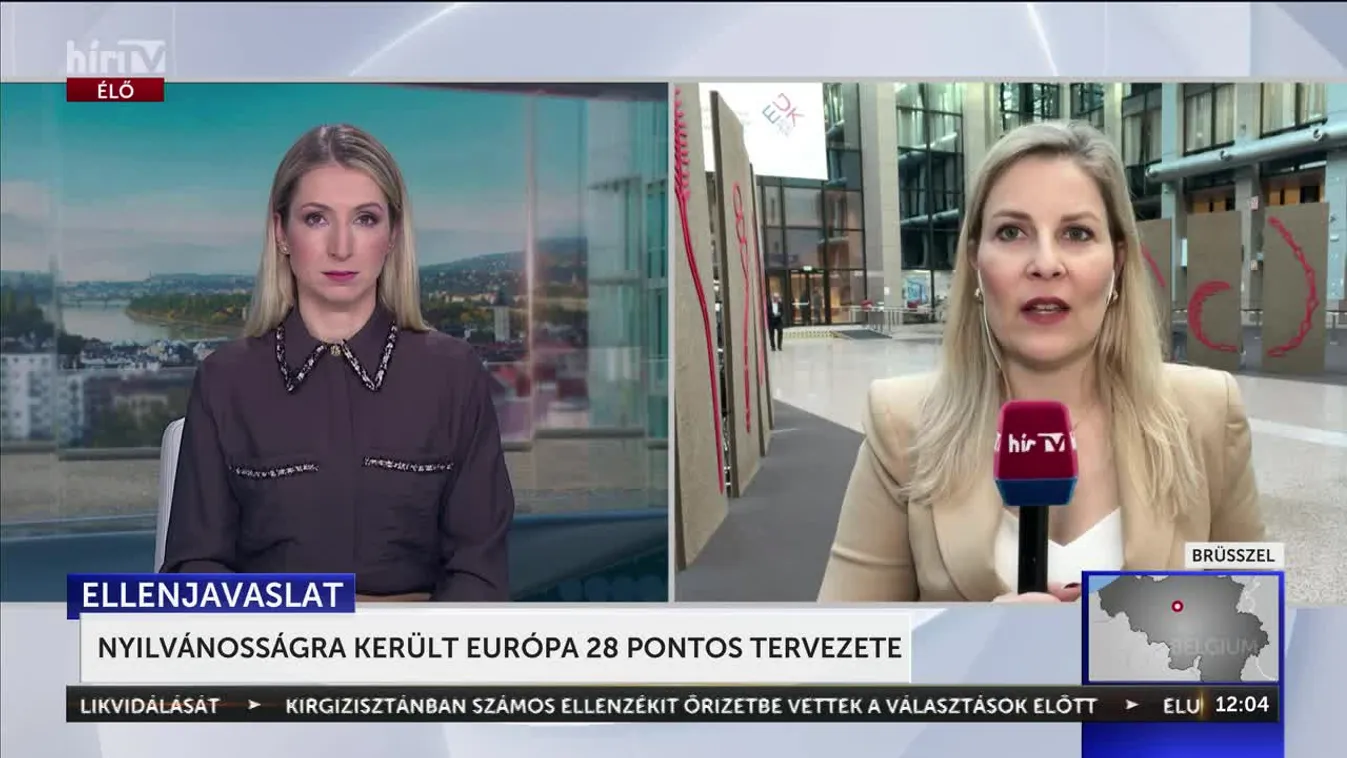 Saját verzióval reagált Európa az Egyesült Államok 28 pontos békejavaslatára