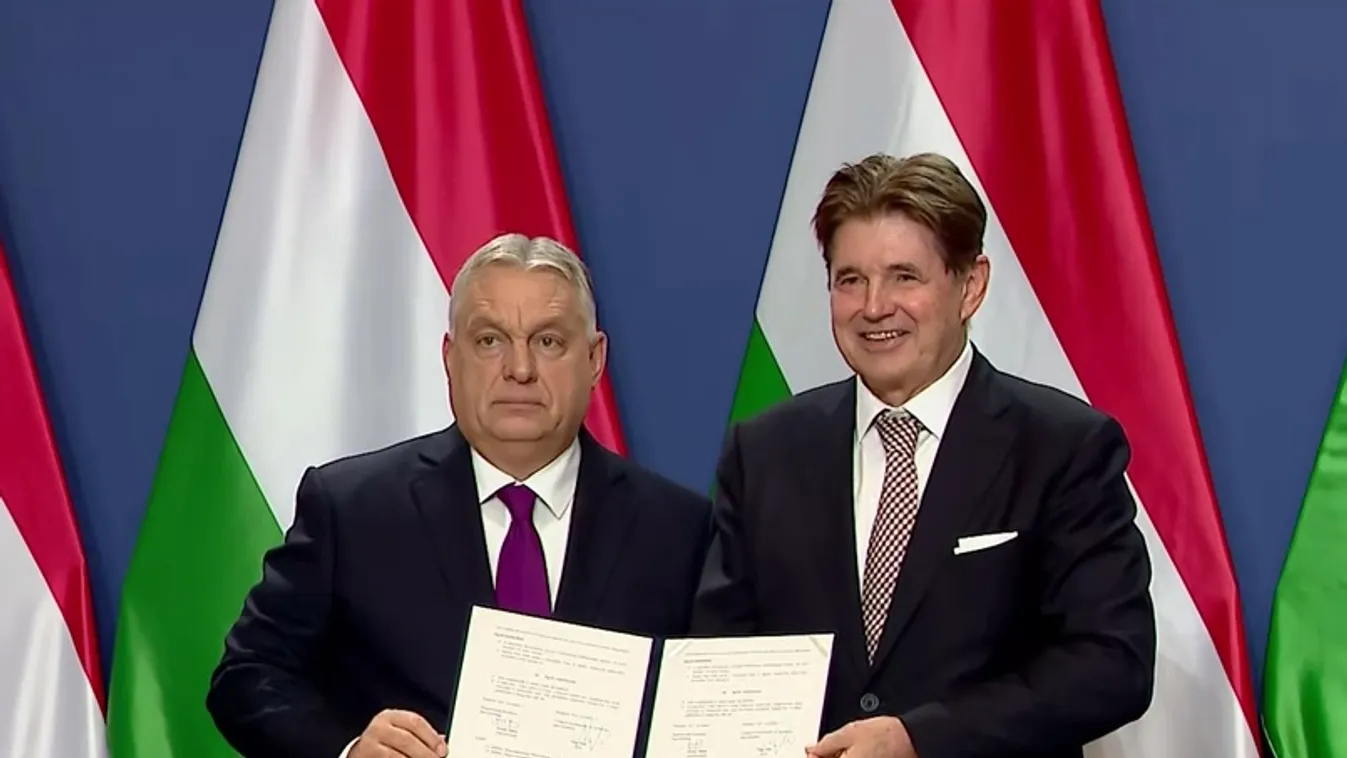 Orbán Viktor és Nagy Elek a kis- és középvállalkozók számára új adócsökkentést jelentett be + videó