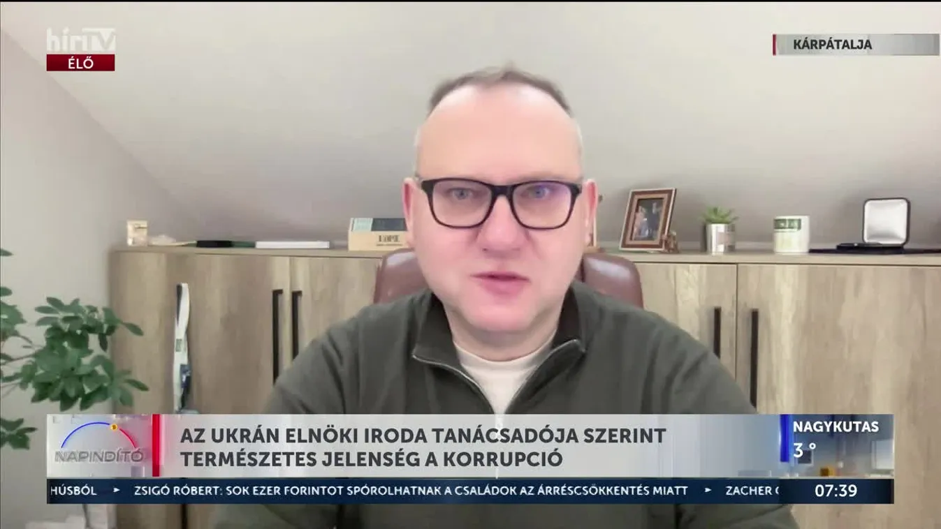 Napindító – Az ukrán elnöki iroda tanácsadója szerint természetes jelenség a korrupció