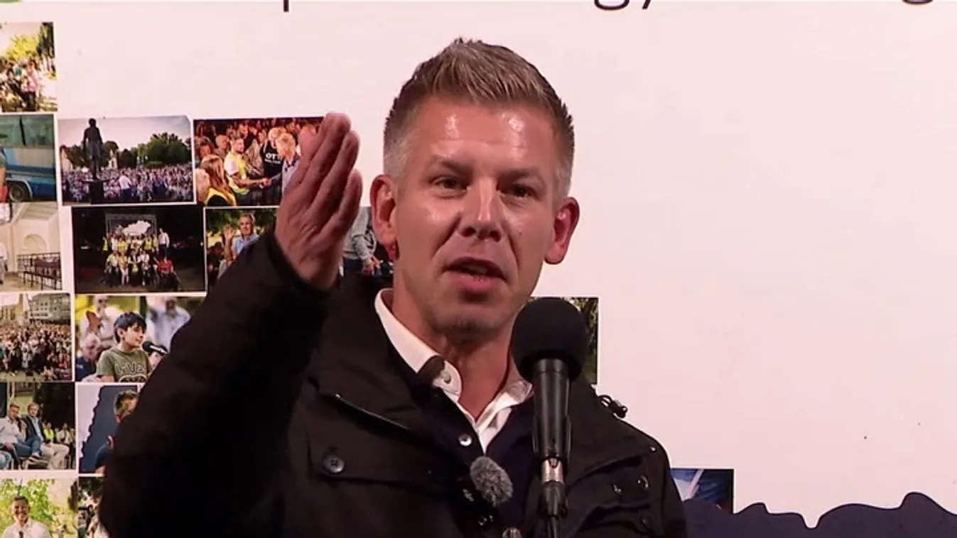 Nincs más témája Magyar Péternek, mint a HírTV  + videó