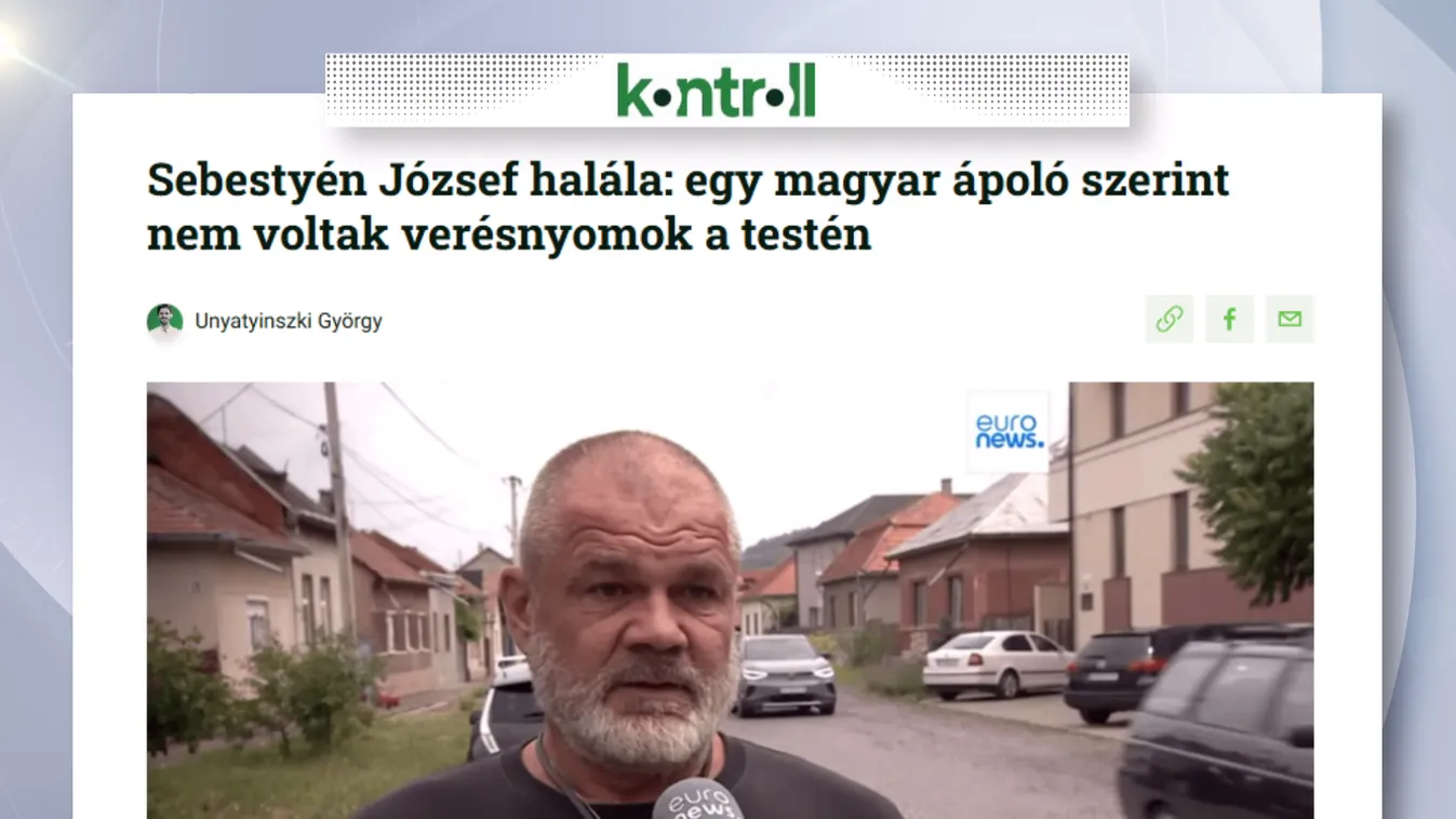 Eltussolnák az ukrán hatóságok Sebestyén József halálának ügyét + videó