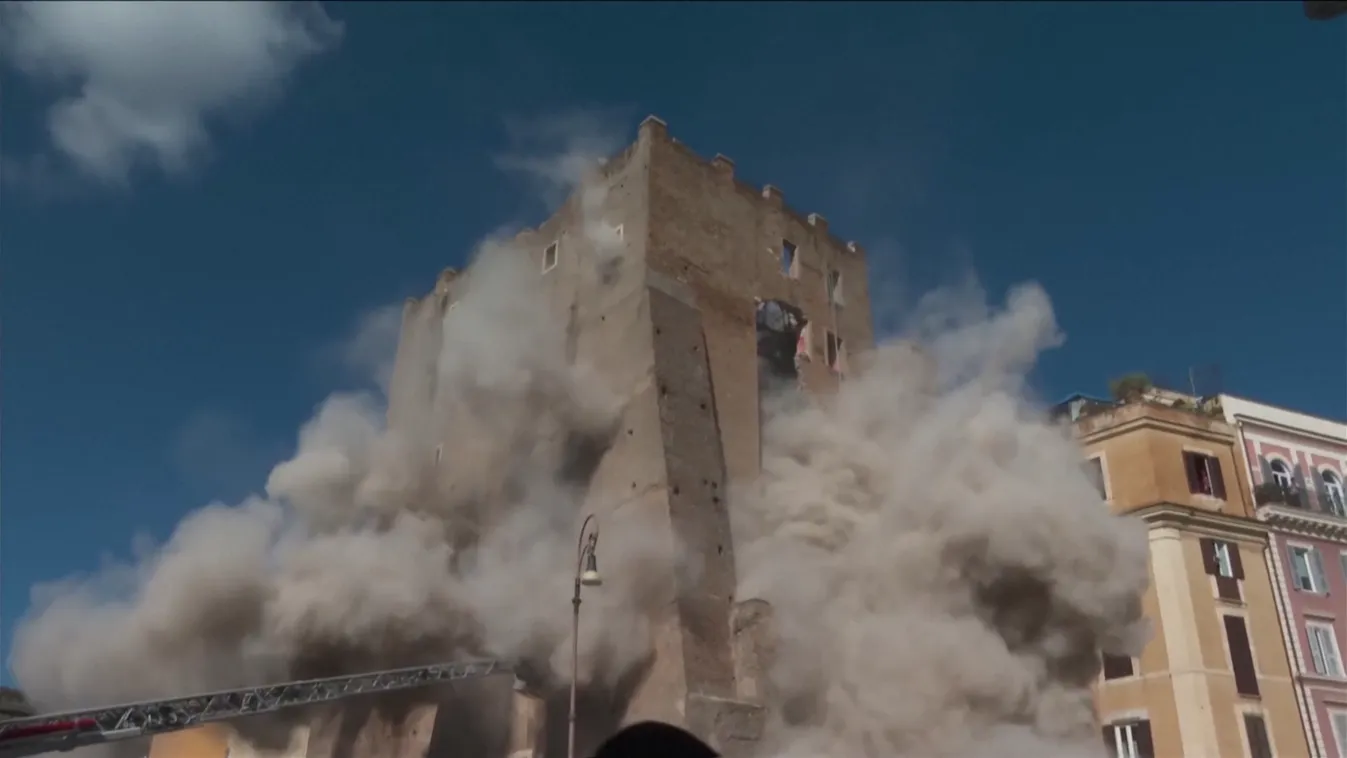 Meghalt a római középkori torony romjai alatt rekedt munkás