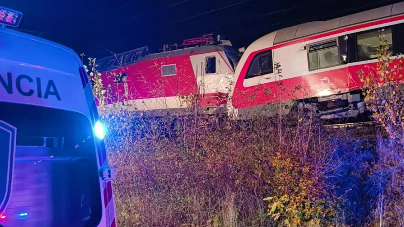 Megint súlyos vonatbaleset történt Szlovákiában