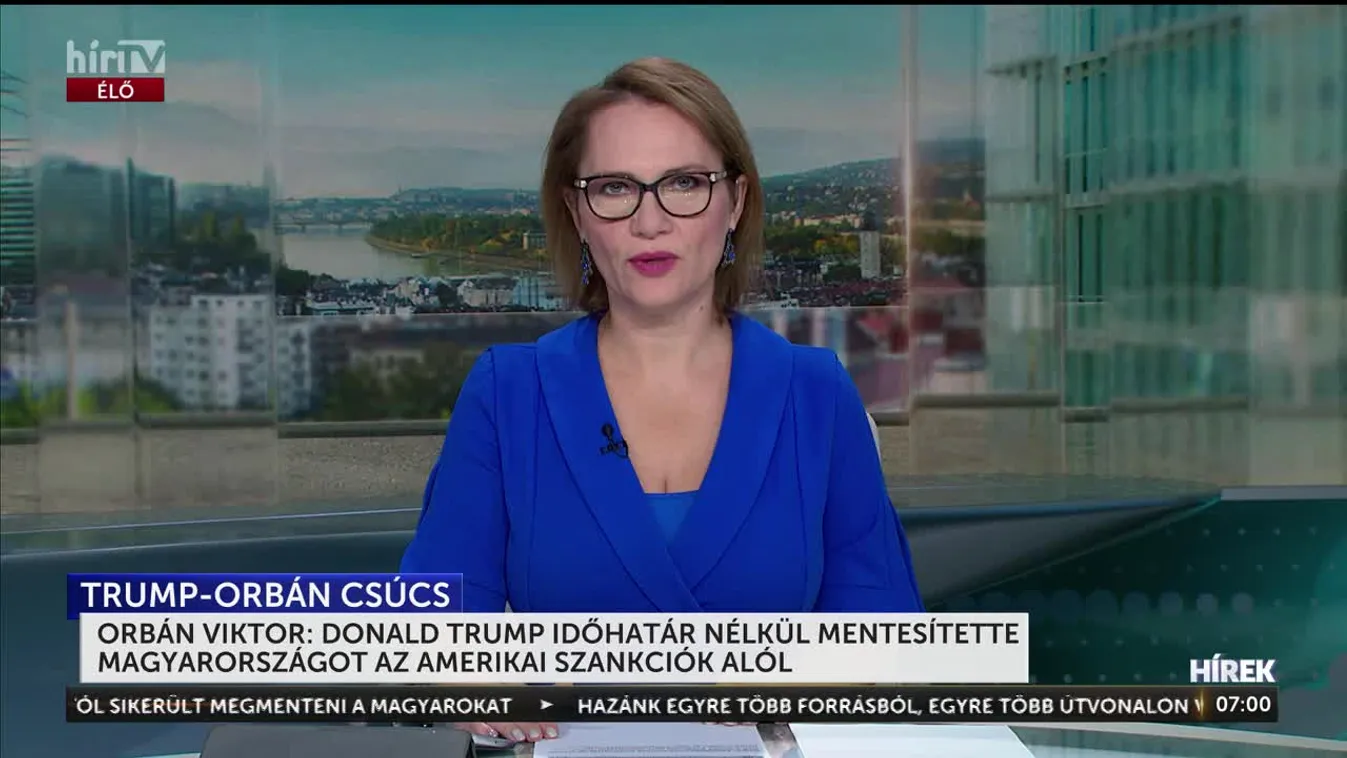 Orbán Viktor: Donald Trump időhatár nélkül mentesítette Magyarországot az amerikai szankciók alól