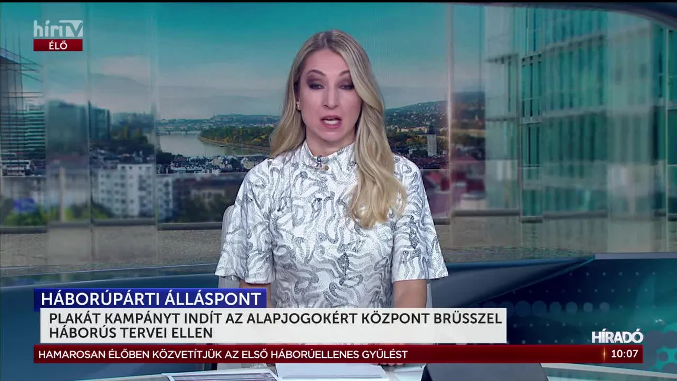 PLAKÁT KAMPÁNYT INDÍT AZ ALAPJOGOKÉRT KÖZPONT BRÜSSZEL HÁBORÚS TERVEI ELLEN