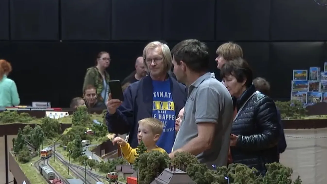 Élethű vasútmodelleket próbálhattak ki az érdeklődők  + videó