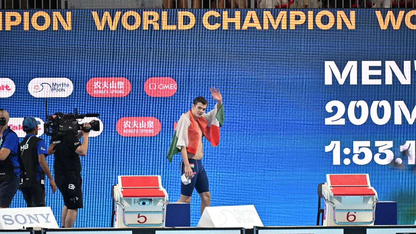 Kós Hubert Európa-csúccsal aranyérmes 200 méteres hátúszásban