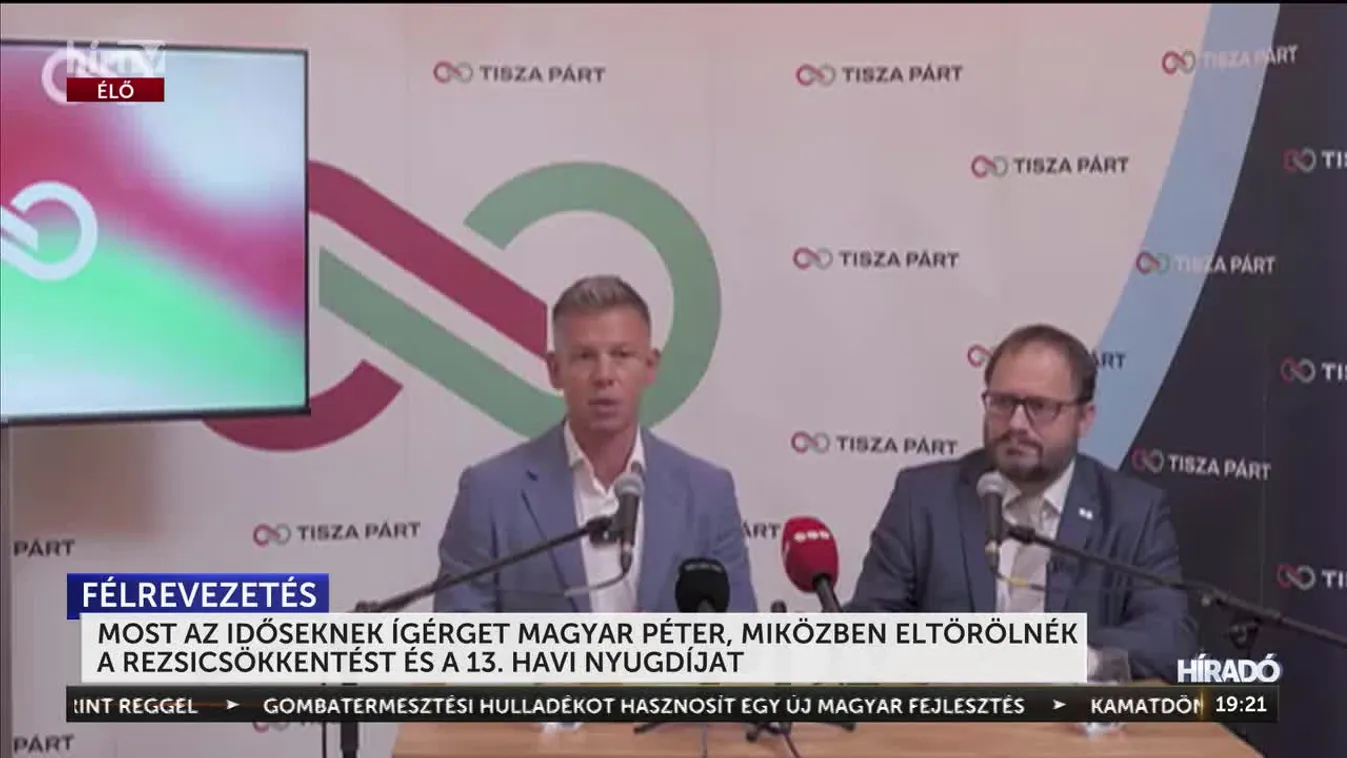 Szemfényvesztés: a Tisza Párt elnöke egyszerre gyalázza és ígérget az időseknek + videó