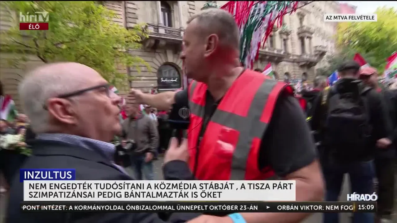 Ez már a szeretet és az új politika? A Tisza Párt hívei bántalmazták Császár Attila riportert + videó