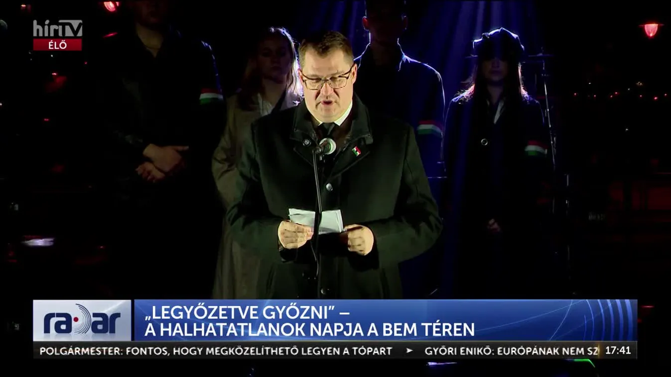 A hősöket nem felejtik – A Bem téren fellobbant a Nemzet Lángja + videó