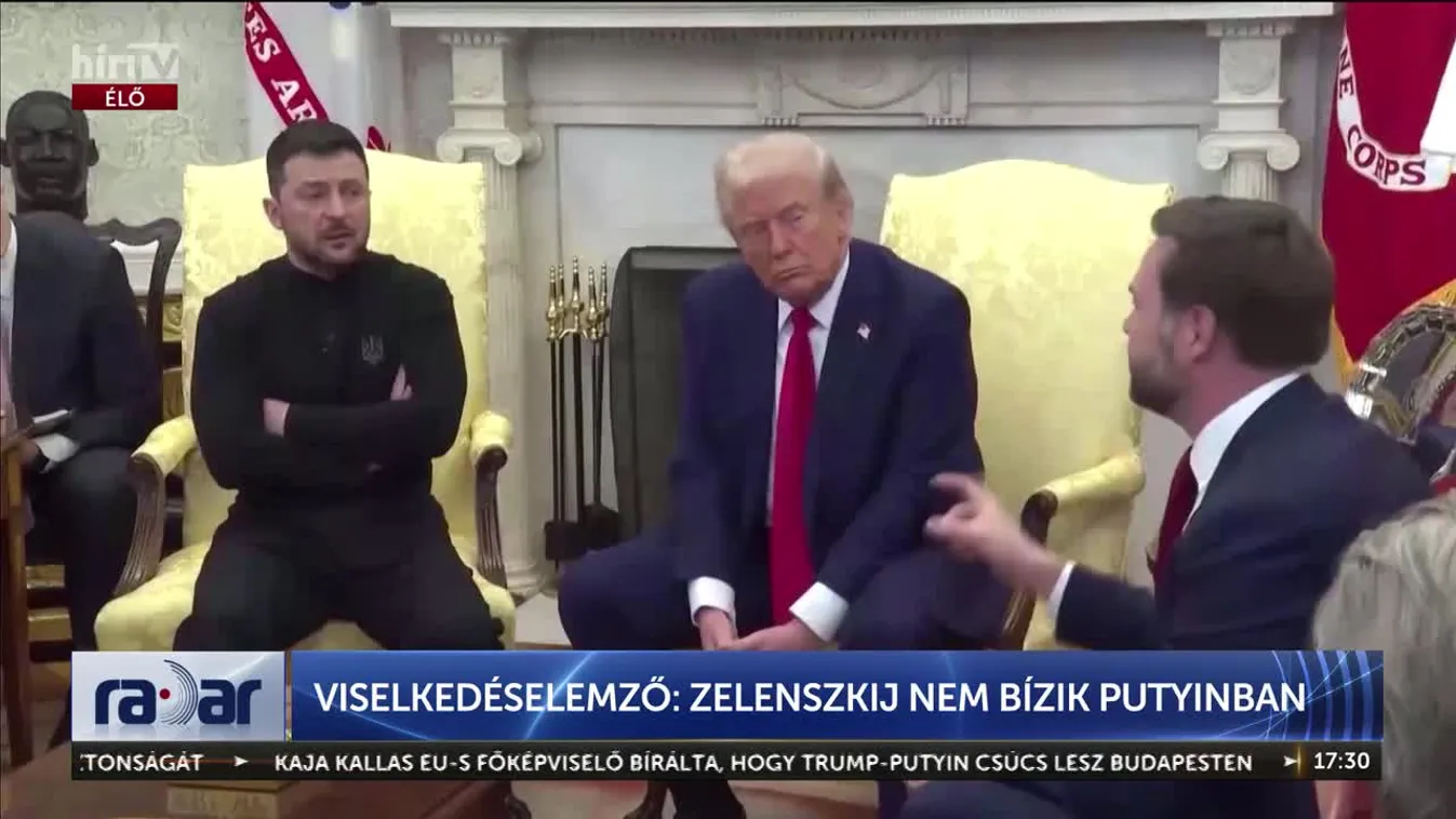 Kínos alku a Fehér Házban: Zelenszkij rakétákért lobbizott, de Trump már a budapesti Putyin-csúcsra készül + videó