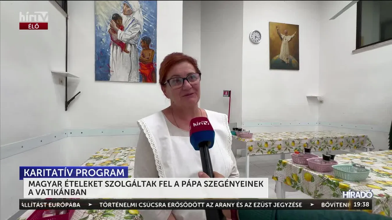 Magyar ételekkel lepték meg a pápa szegényeit + videó