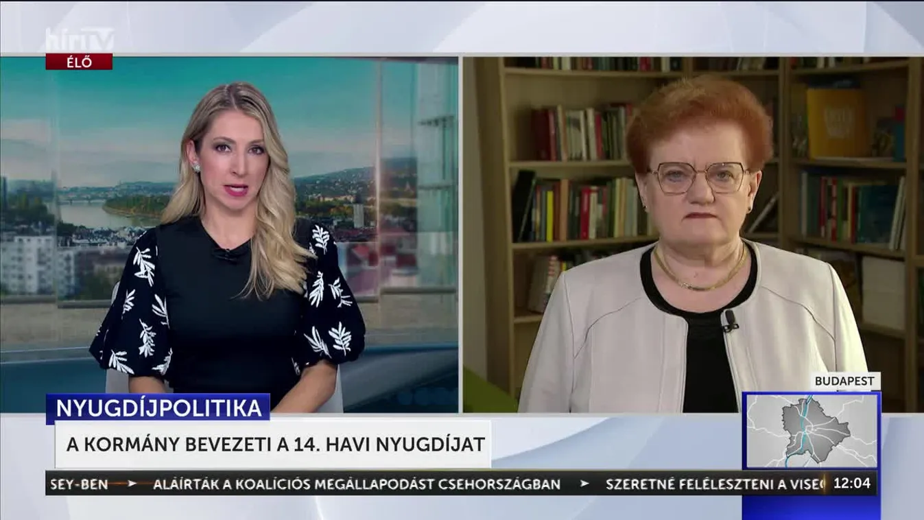 A kormány bevezeti a 14. havi nyugdíjakat