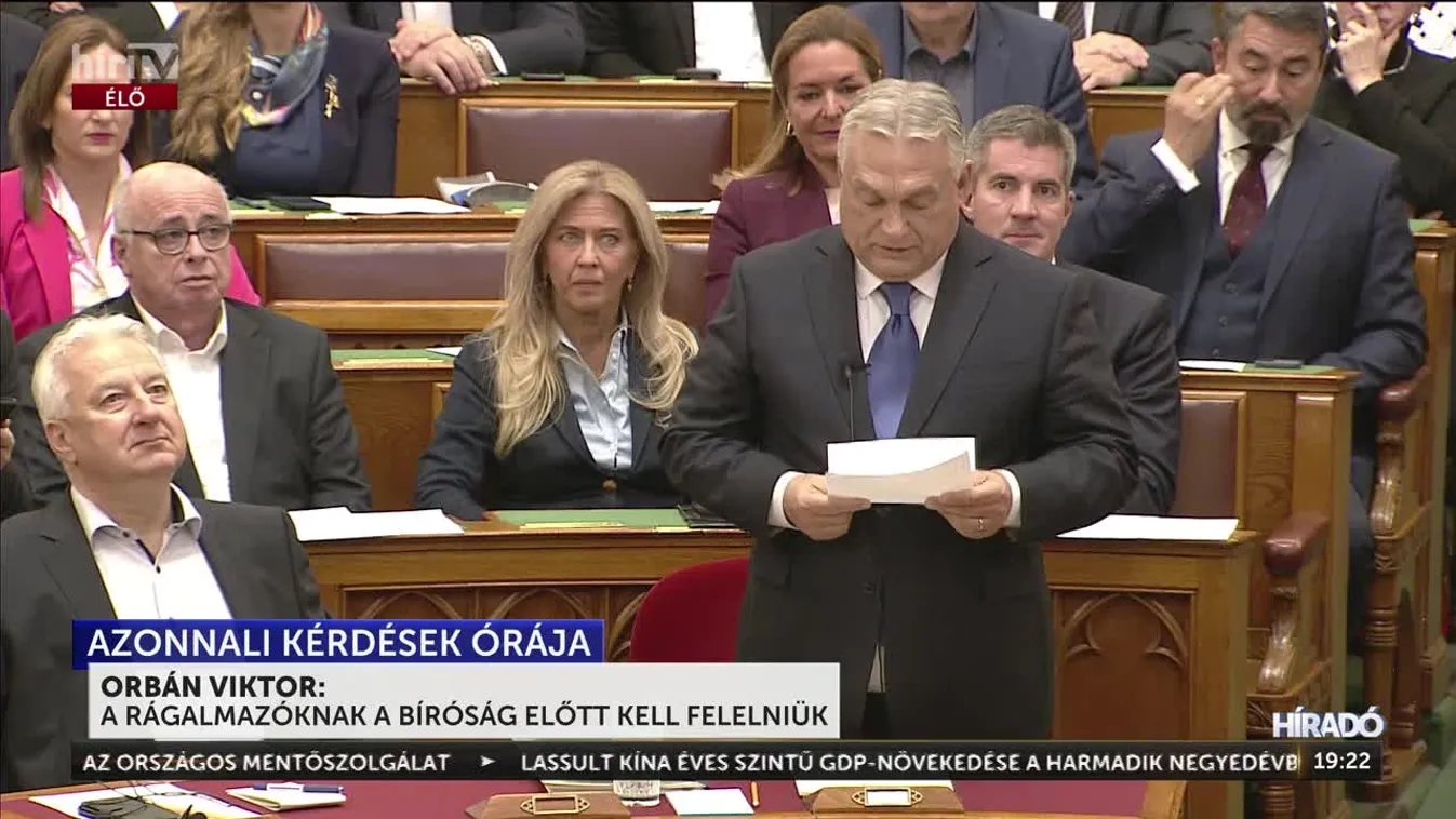 Orbán Viktor: A baloldal álhírbotrányt gerjesztett + videó