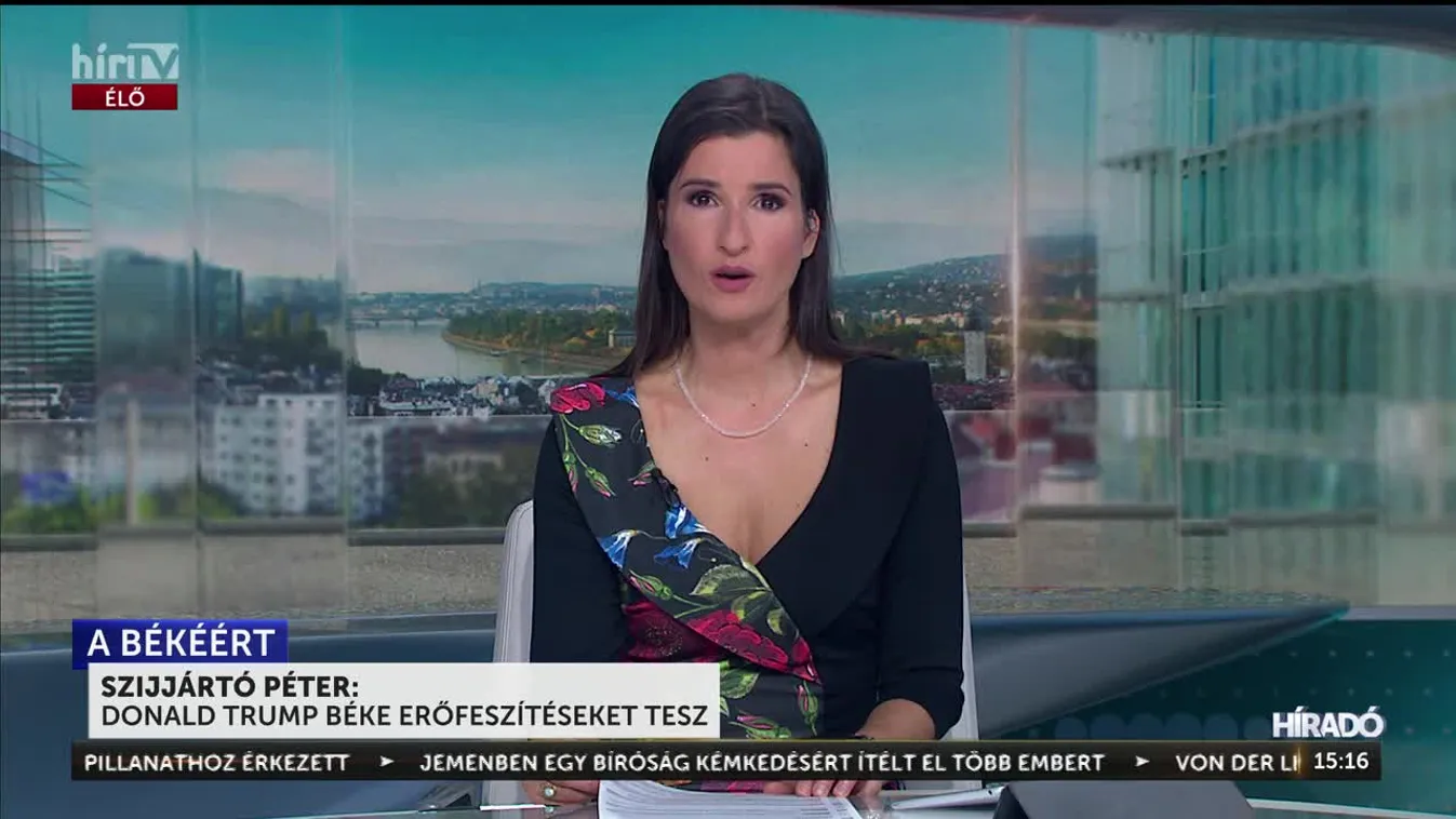 	Szijjártó Péter: Donald Trump a békén dolgozik, miközben Nyugat-Európában háborús pszichózis uralkodik