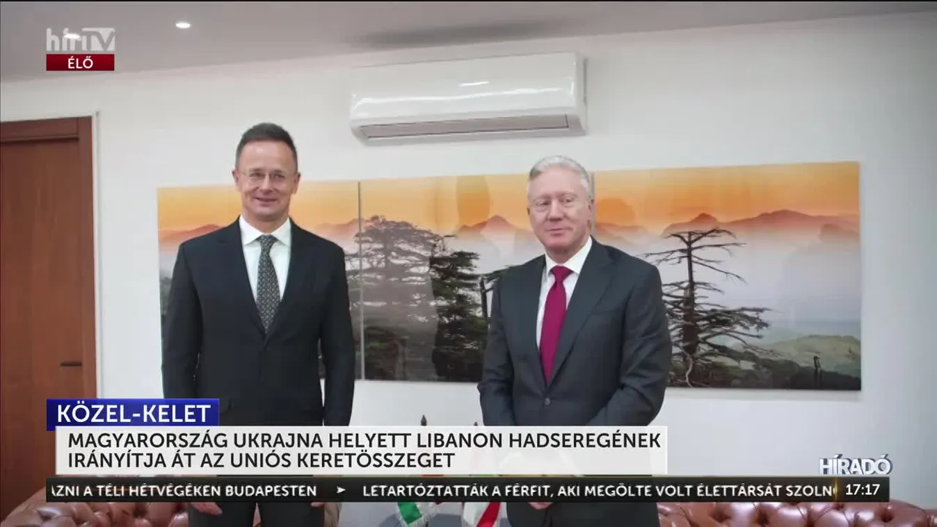 Magyarország az ukrán helyett a libanoni hadsereg megerősítésére irányítja át az uniós keretösszeget + videó