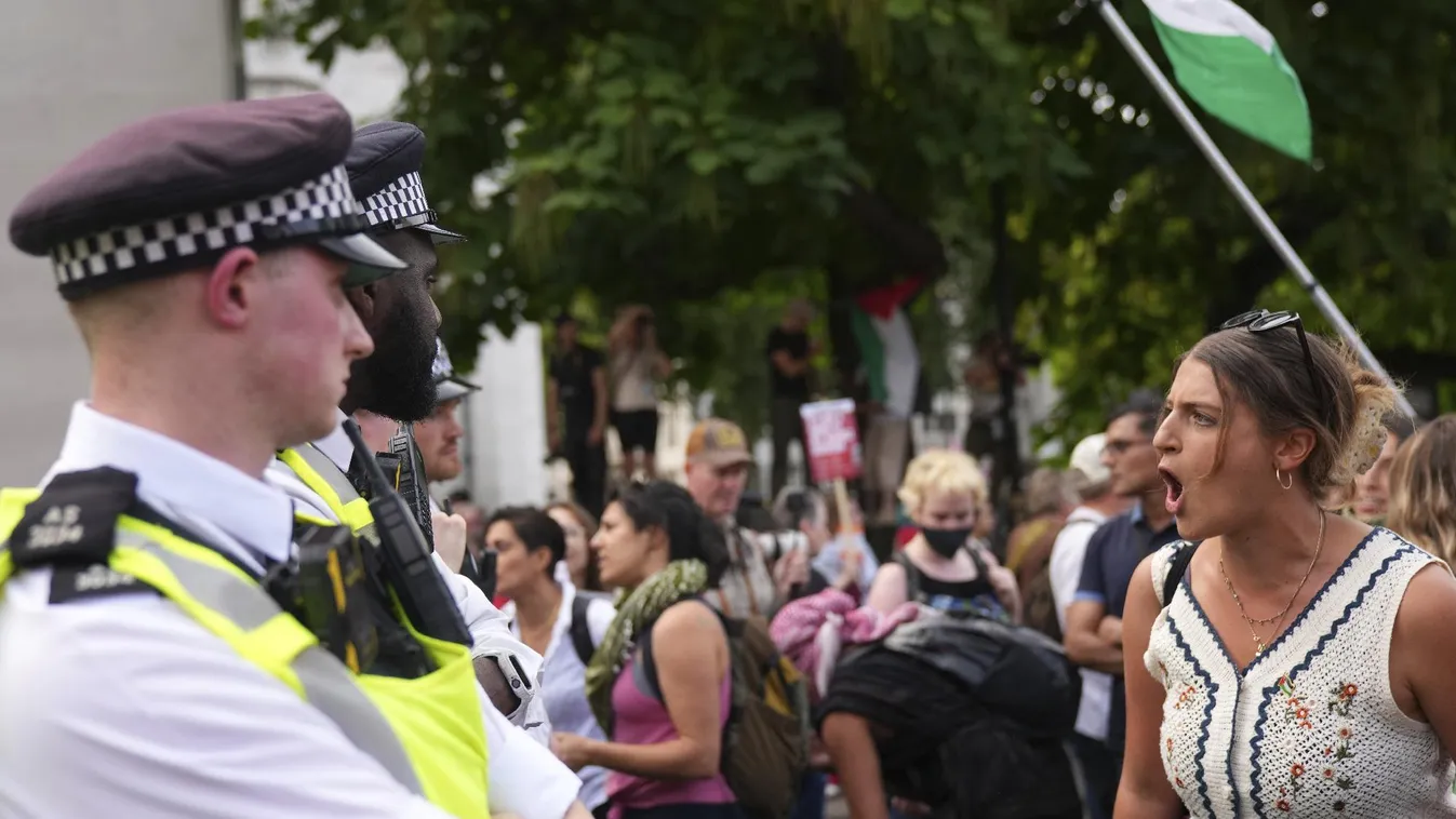 Palesztinpárti tüntetések – szigorítási csomagtervvel állt elő a brit belügy