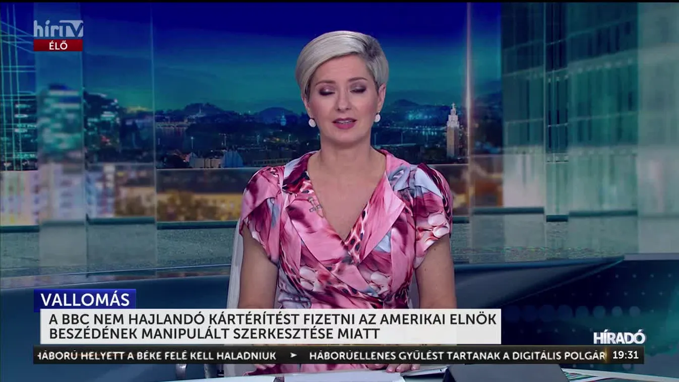 A BBC NEM HAJLANDÓ KÁRTÉRÍTÉST FIZETNI AZ AMERIKAI ELNÖK BESZÉDÉNEK MANIPULÁLT SZERKESZTÉSE MIATT