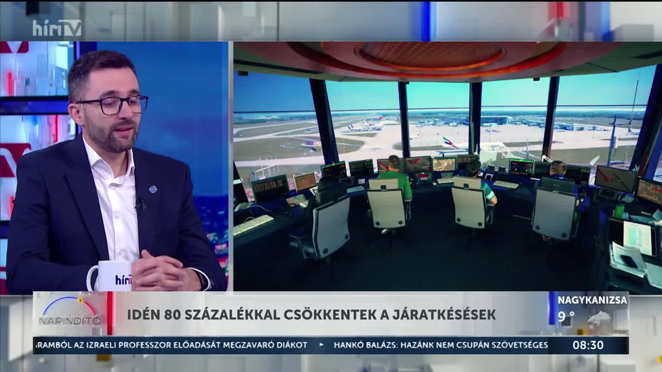 Napindító – Idén 80 százalékkal csökkentek a járatkésések