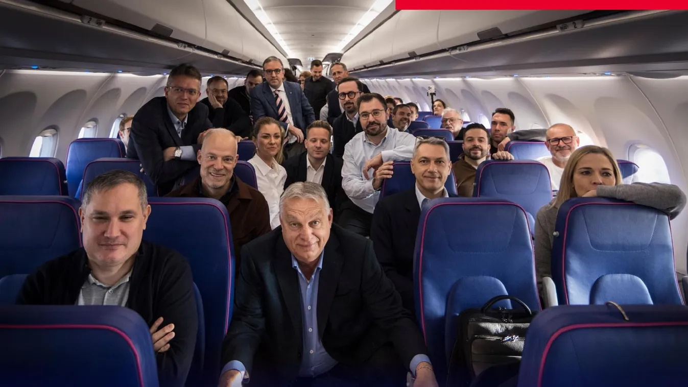 Orbán Viktor vezetésével elindult a magyar delegáció Washingtonba