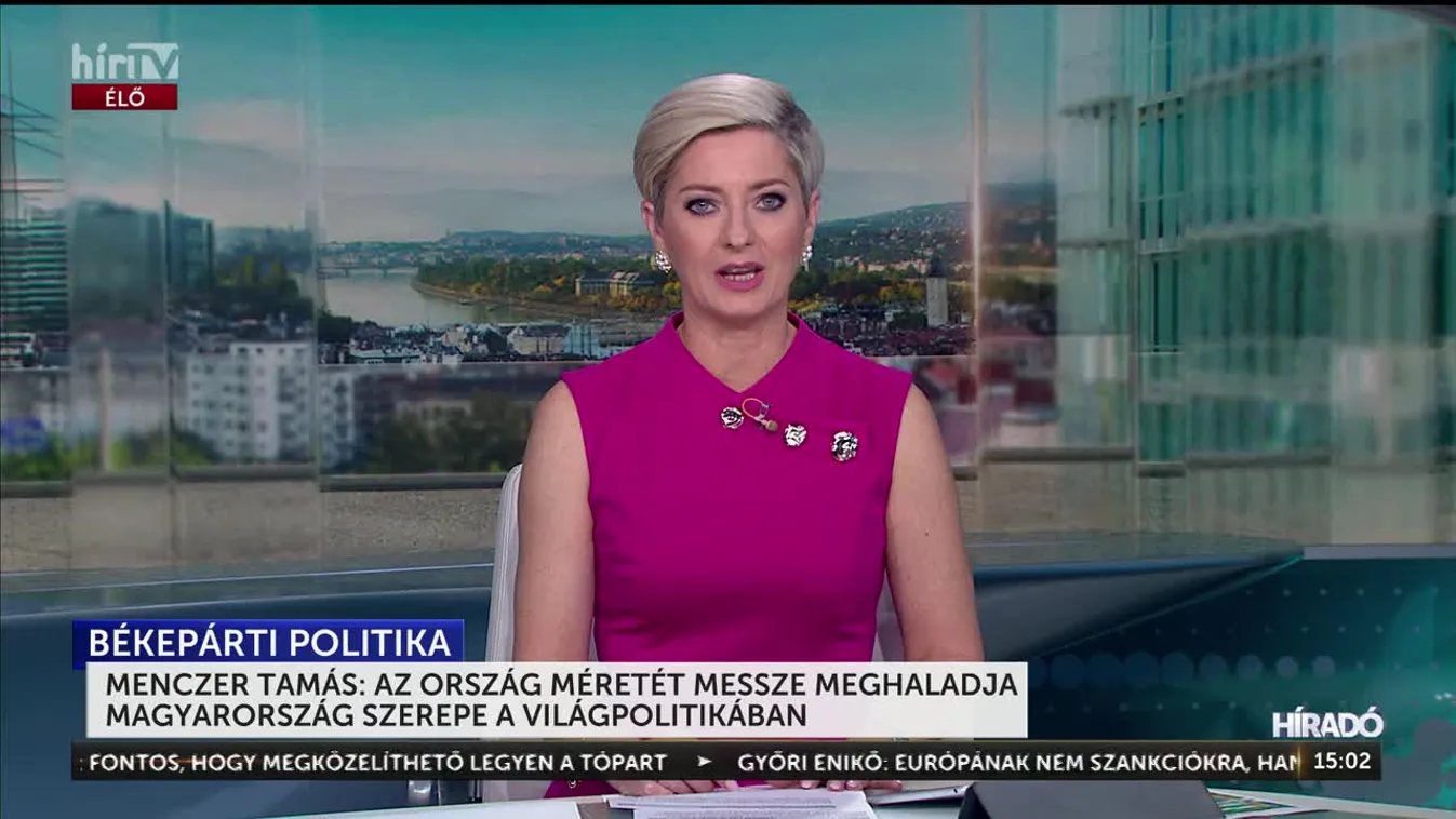 MENCZER TAMÁS: AZ ORSZÁG MÉRETÉT MESSZE MEGHALADJA MAGYARORSZÁG SZEREPE A VILÁGPOLITIKÁBAN