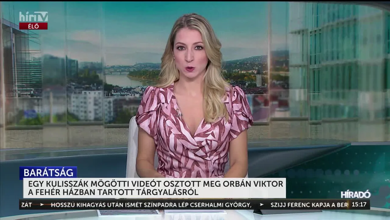 EGY KULISSZÁK MÖGÖTTI VIDEÓT OSZTOTT MEG ORBÁN VIKTOR A FEHÉR HÁZBAN TARTOTT TÁRGYALÁSRÓL