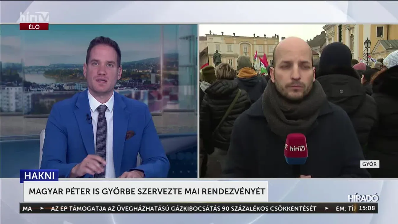 MAGYAR PÉTER IS GYŐRBE SZERVEZTE MAI RENDEZVÉNYÉT